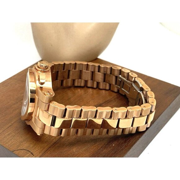 Oceanaut Men's Watch OC0827 Baccara Quartz Chronograph Rose Gold Blue Dial 41mm - Picture 9 of 14